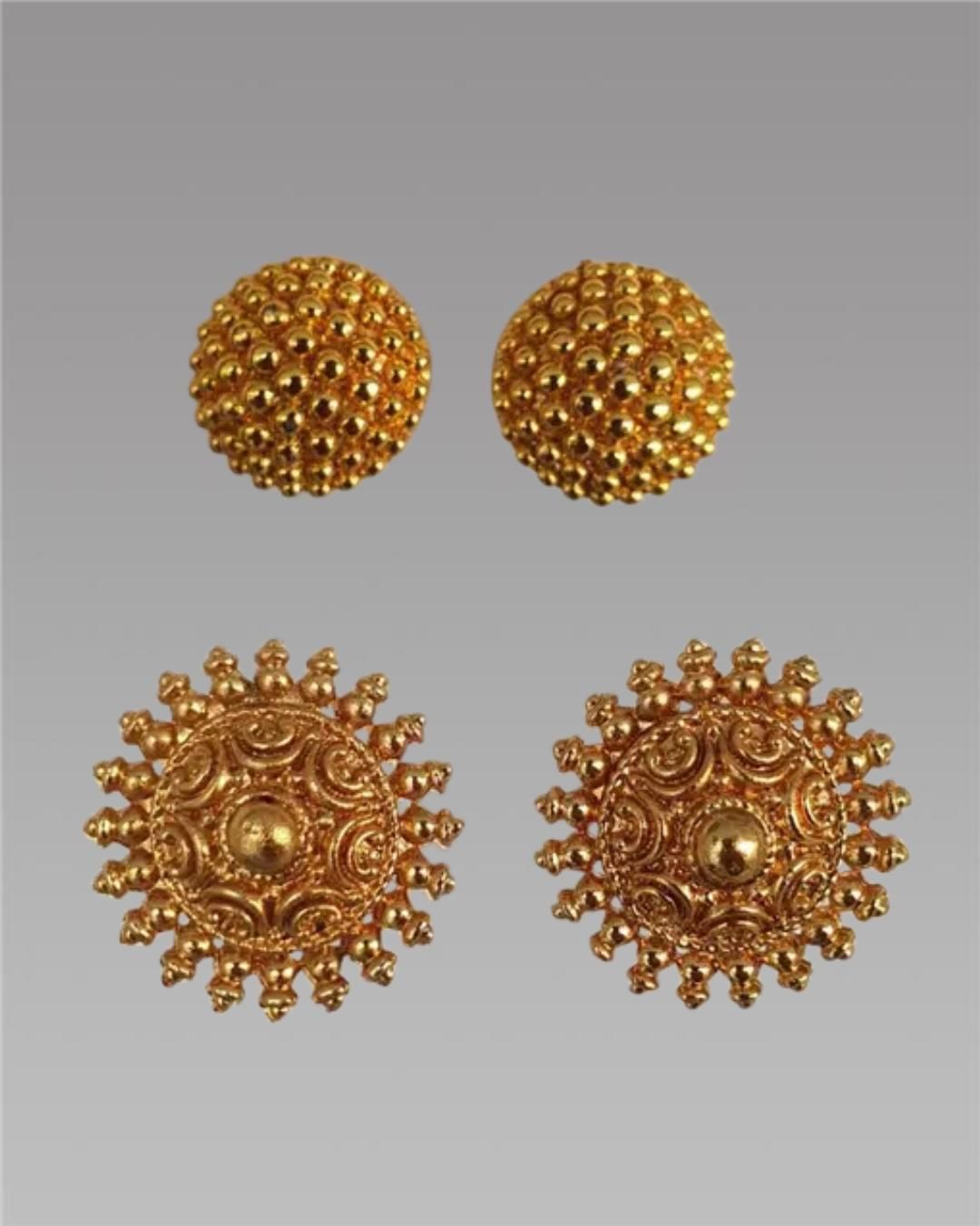 Trendy Gold Plated Earrings