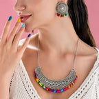 Multicolor Beads Necklace Set
