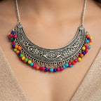 Multicolor Beads Necklace Set