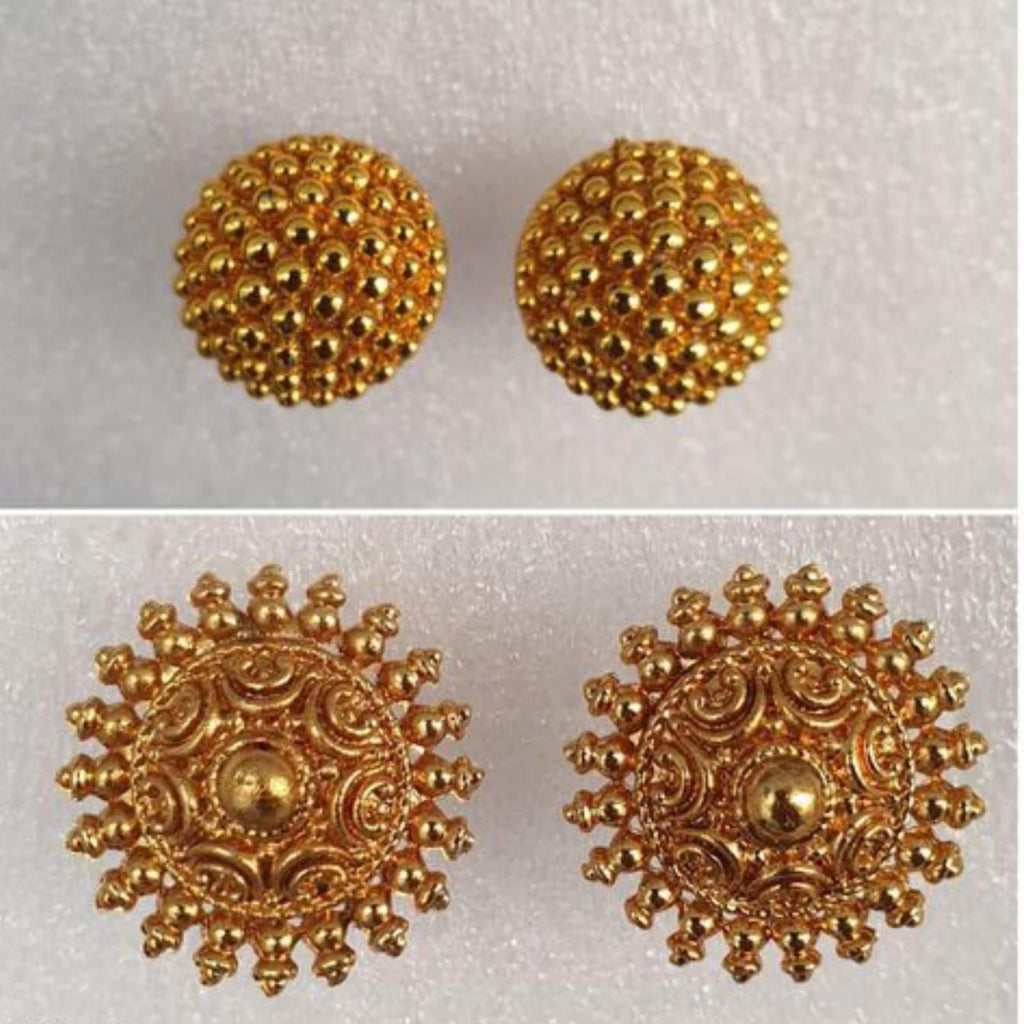 Trendy Gold Plated Earrings