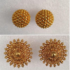 Trendy Gold Plated Earrings